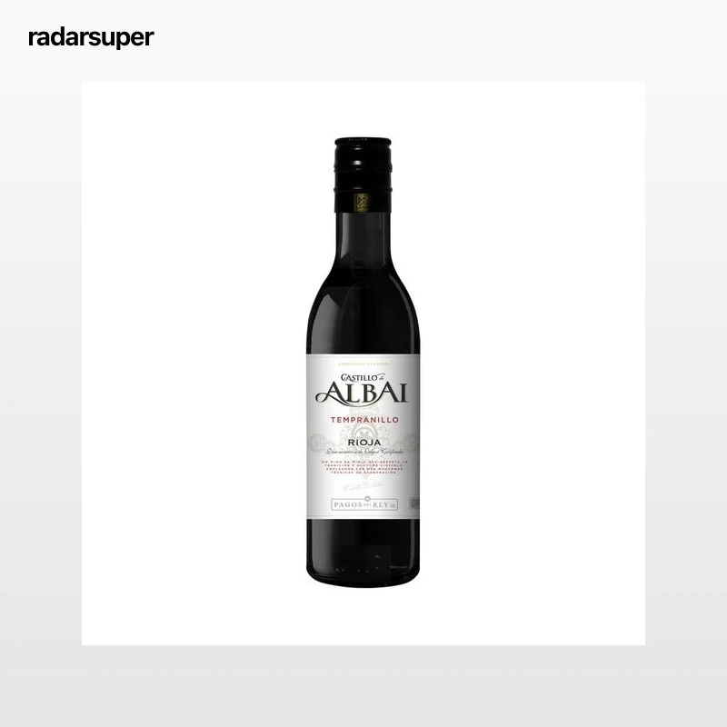CASTILLO DE ALBAI Vino tinto con D.O. Ca. Rioja botella 18.7 cl.