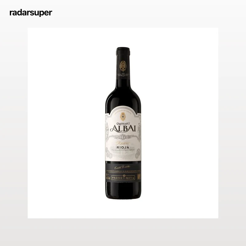CASTILLO DE ALBAI  Vino tinto reserva con D.O. Ca. Rioja botella 75 cl.