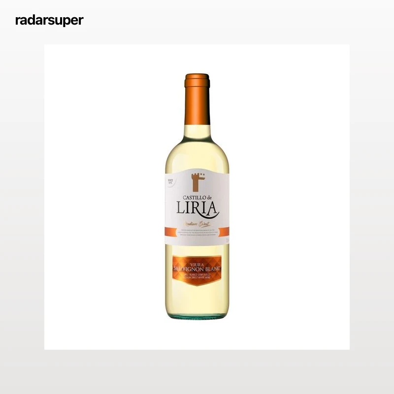 CASTILLO DE LIRIA  Vino blanco semi dulce con D.O. Valencia CASTILLO DE LIRIA botella de 75 cl.