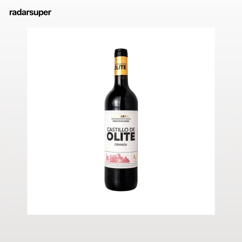 CASTILLO DE OLITE  Vino tinto crianza con D.O. Navarra CASTILLO DE OLITE botella de 75 cl.