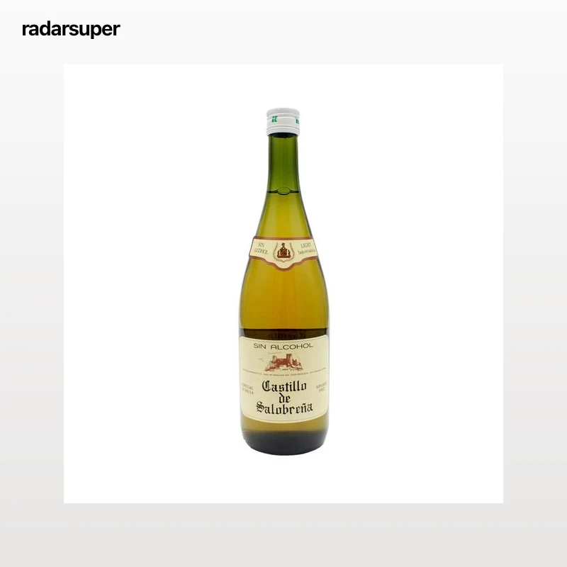 CASTILLO DE SALOBREÑA Bebida refrescante sin alcohol sabor manzana, botella de 1 l.