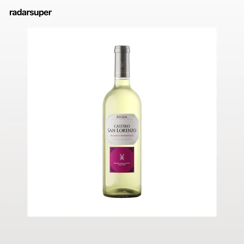 CASTILLO SAN LORENZO Vino blanco semidulce con D. O. Ca. Rioja botella 75 cl.
