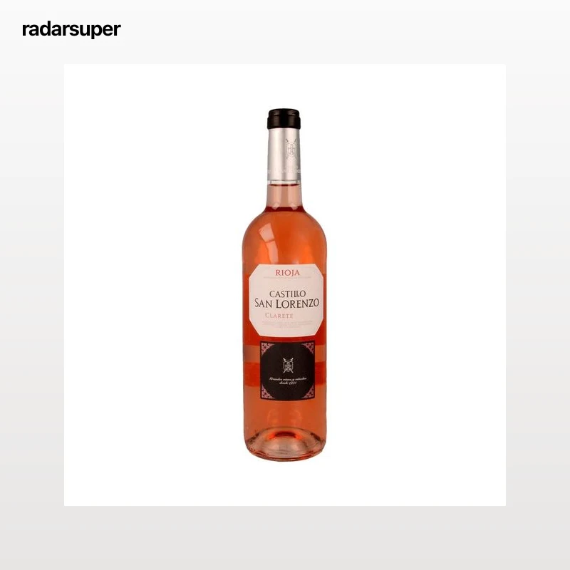 CASTILLO SAN LORENZO  Vino  rosado clarete con D.O. Rioja CASTILLO SAN LORENZO botella de 75 cl.