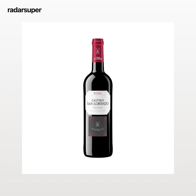 CASTILLO SAN LORENZO  Vino tinto crianza con D.O. Rioja botella 75 cl.