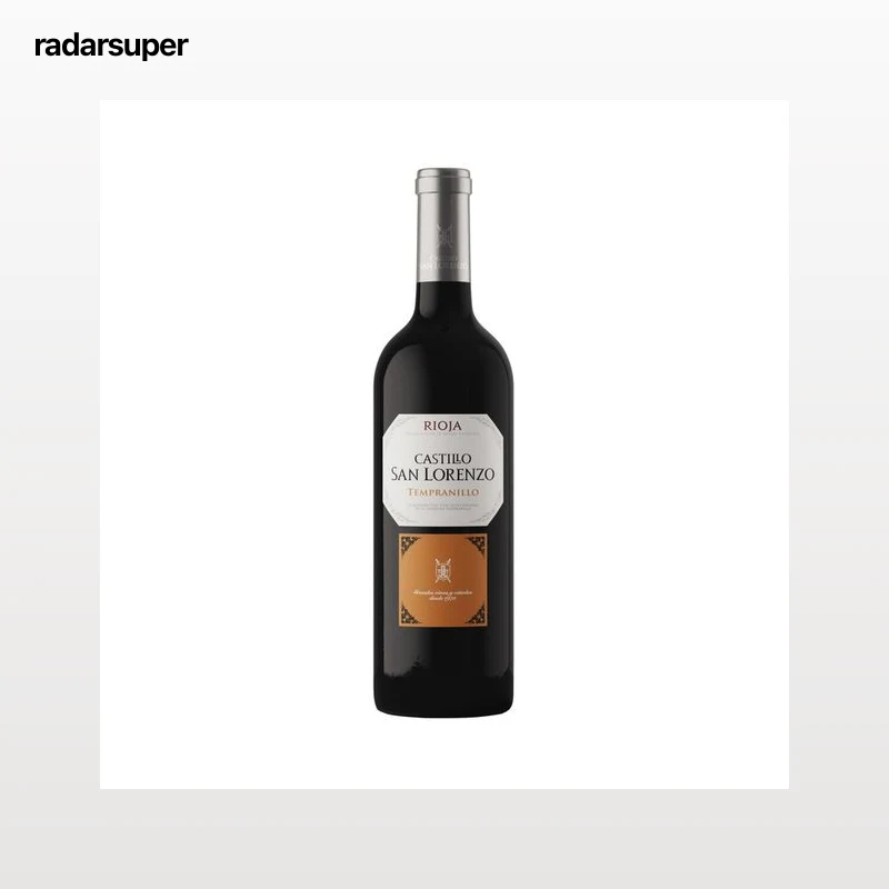 CASTILLO SAN LORENZO Vino tinto con D. O. Ca. Rioja botella 75 cl.
