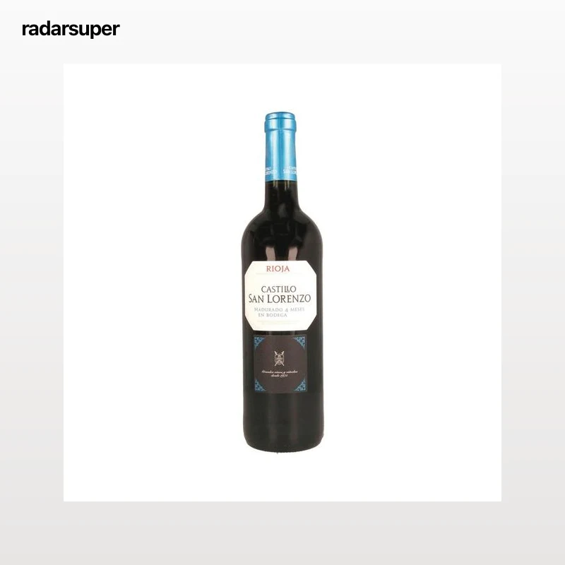 CASTILLO SAN LORENZO  Vino tinto con D.O. Rioja CASTILLO SAN LORENZO botella de 75 cl.
