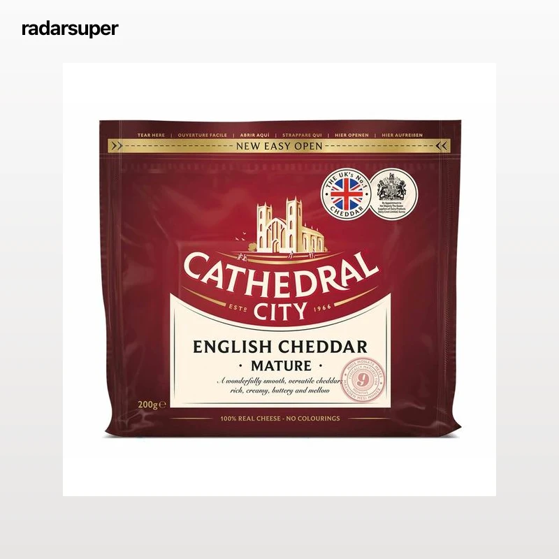 CATHEDRAL CITY Queso cheddar curado CATHEDRAL CITY 200 gr.