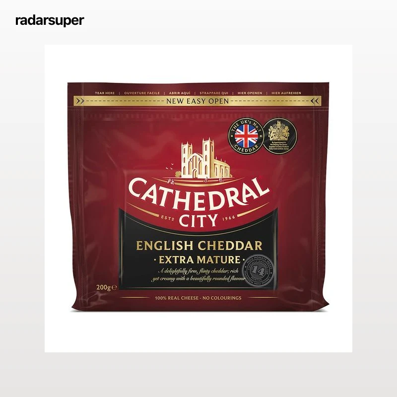 CATHEDRAL CITY Queso cheddar extra curado CATHEDRAL CITY 200 gr.