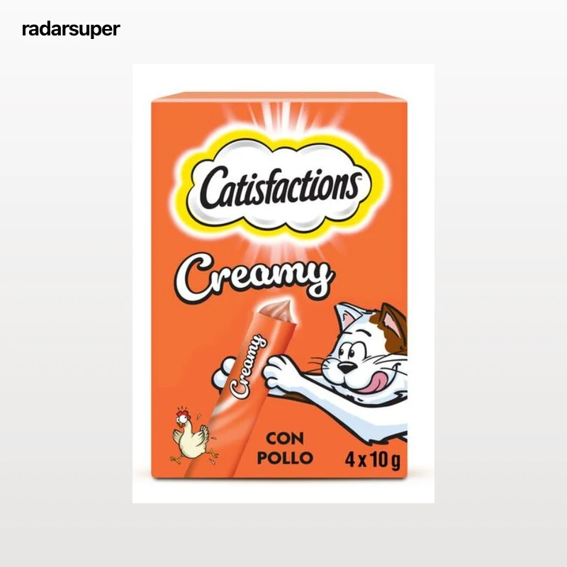 Catisfactions Premios para Gatos Creamy Pollo 4x10g