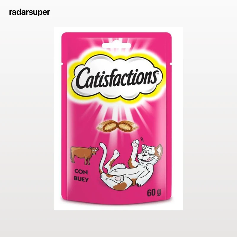 Catisfactions Premios para Gatos Sabor Buey 60g