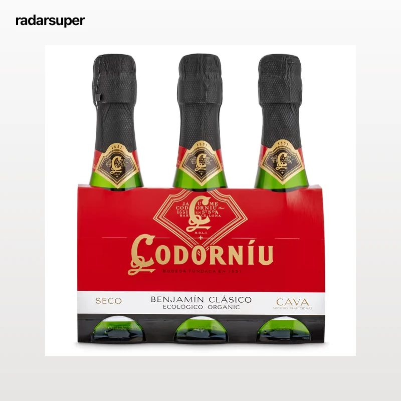 Cava seco Codorníu pack 3 x 20 cl