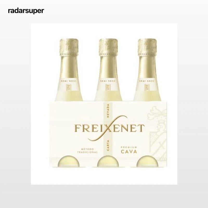 Cava semi-seco Freixenet Mininevada 20cl pack 3