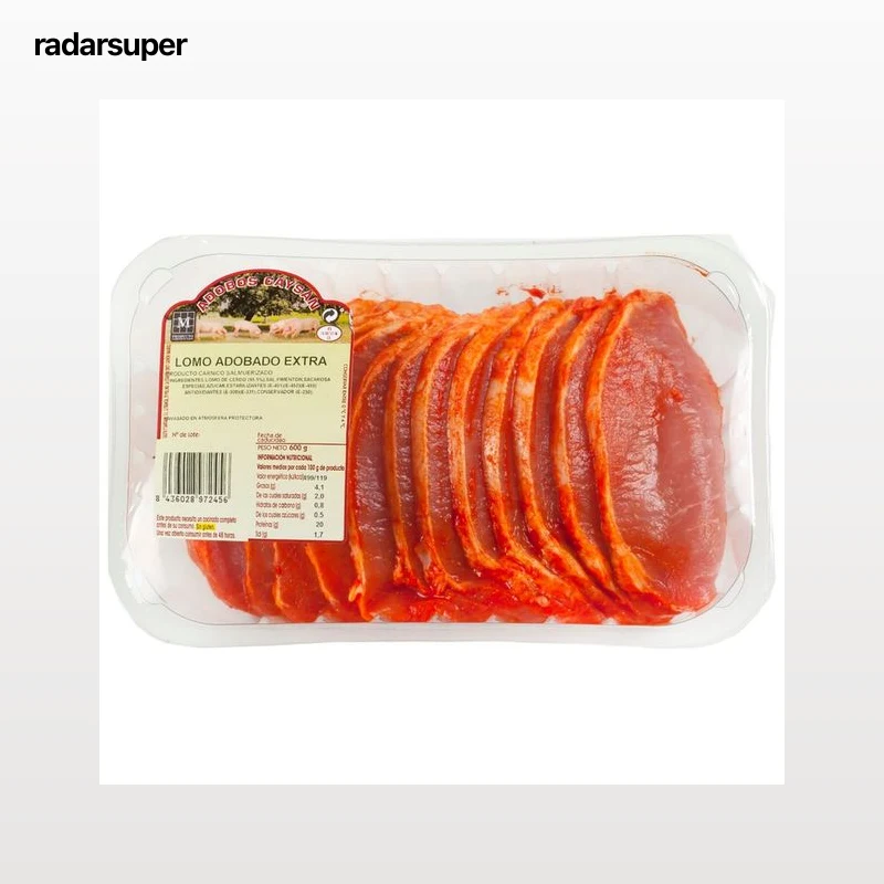 CAYSAN Filetes de lomo adobado extra 600 g.