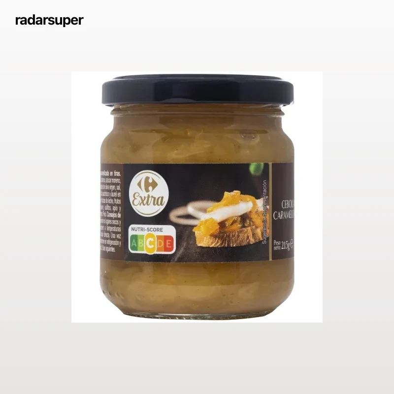 Cebolla caramelizada Extra Carrefour 240 g.