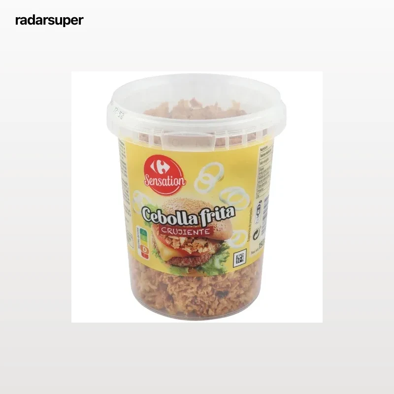 Cebolla frita crujiente Sensation Carrefour 150 g.