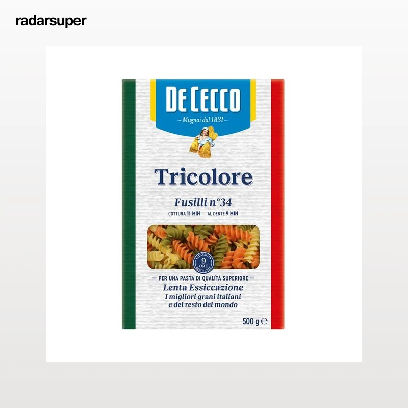 DE CECCO Fusilli tricolore 500 g.
