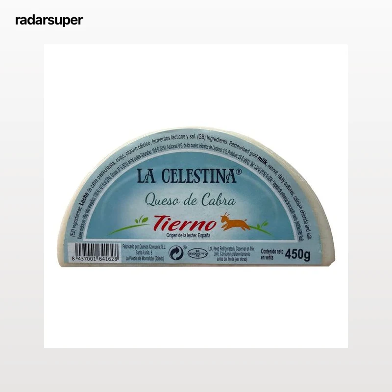 LA CELESTINA Queso de cabra tierno natural 1/2 pza 450 g.