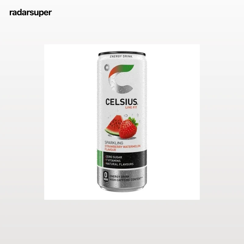 Celsius Bebida Energética fresa sandía lata 35,5 cl.