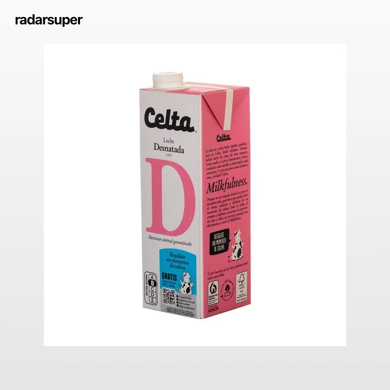 CELTA Leche desnatada de vaca 1 l.