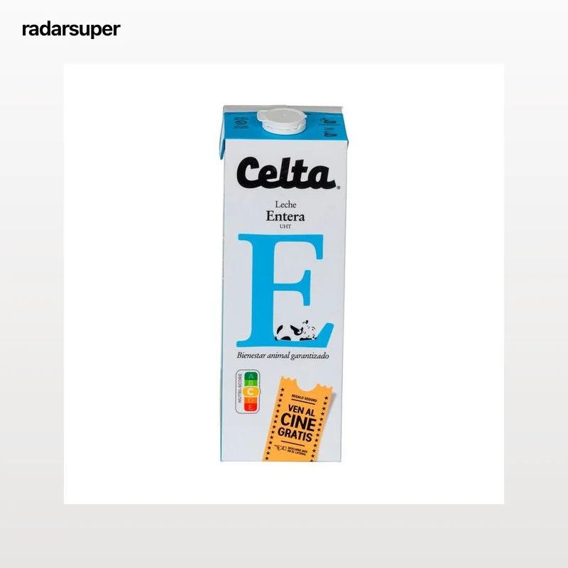 CELTA Leche entera de vaca con bienestar animal garantizado 1.5 l.