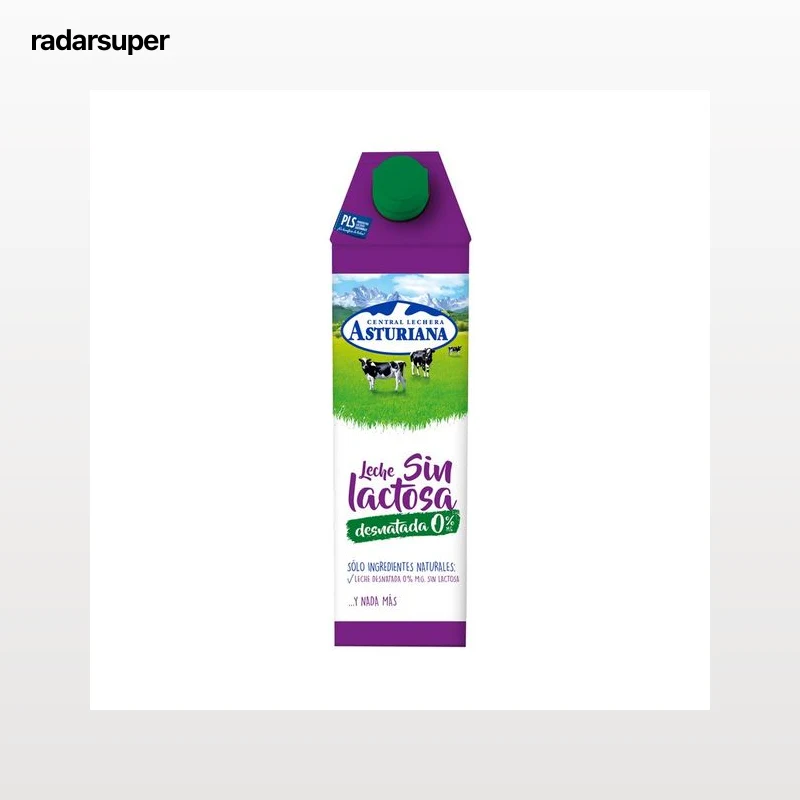 CENTRAL LECHERA ASTURIANA Leche desnatada 0% materia grasa, sin lactosa  1 l.