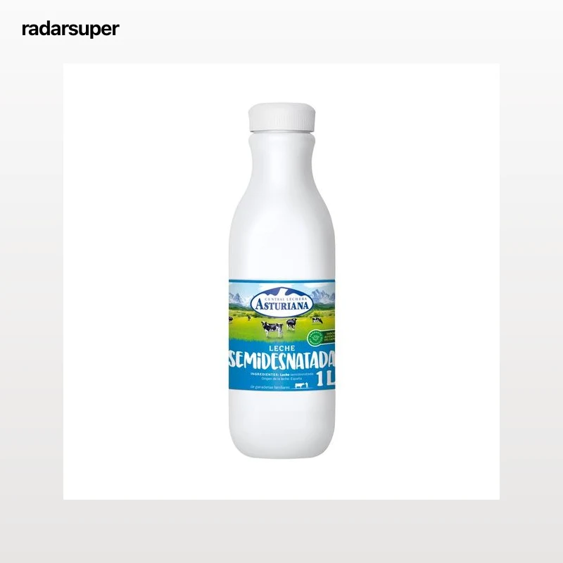 CENTRAL LECHERA ASTURIANA Leche semidesnatada botella 1 l.