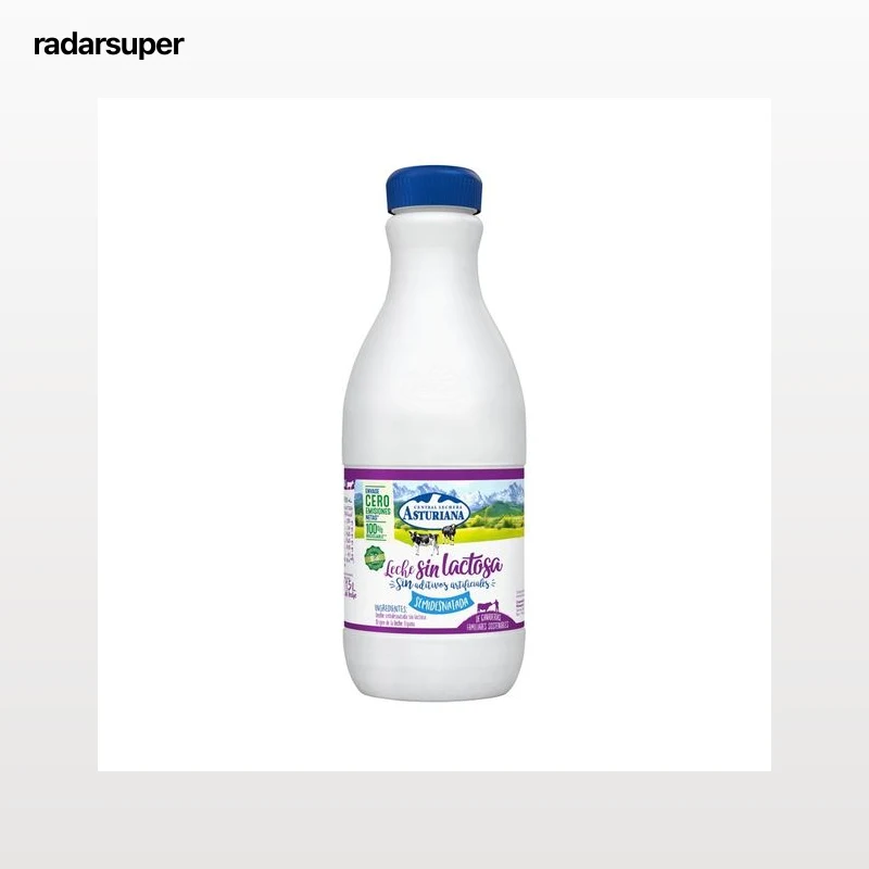CENTRAL LECHERA ASTURIANA Leche semidesnatada de vaca, sin lactosa, de origen española   1.5 l.