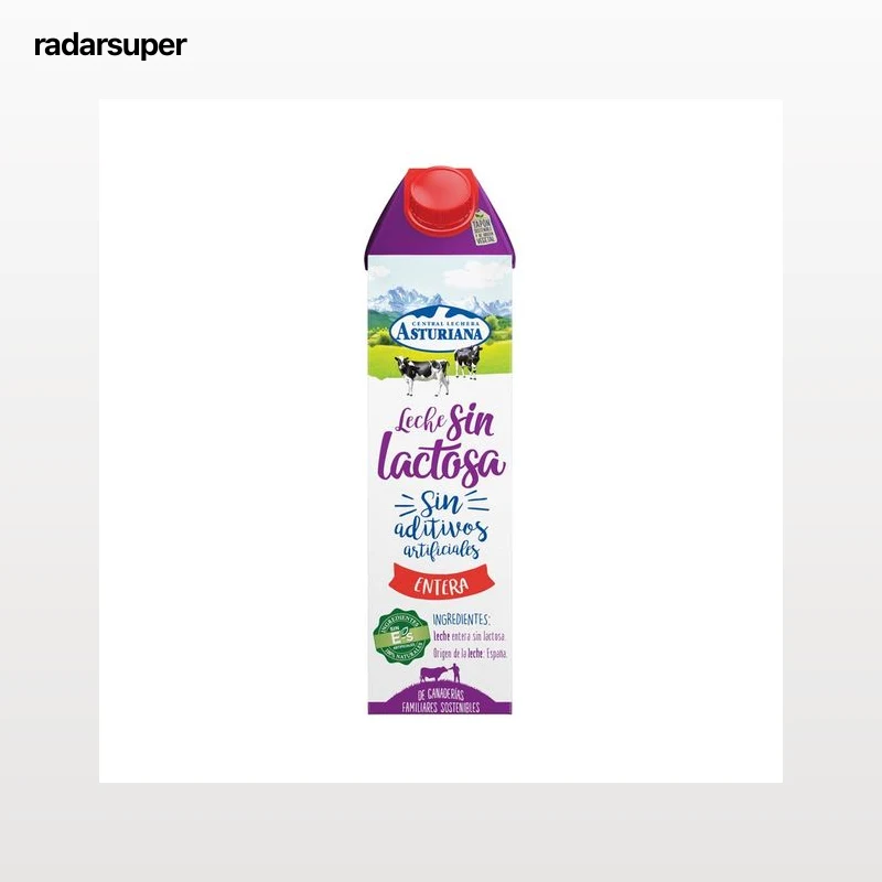CENTRAL LECHERA ASTURIANA Leche de vaca entera y sin lactosa, de origen española  1 l.
