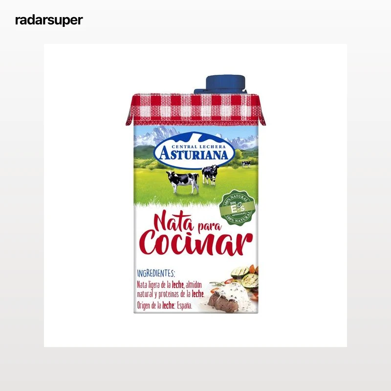CENTRAL LECHERA ASTURIANA Nata líquida (18% materia grasa) para cocinar CENTRAL LECHERA ASTURIANA 500 ml.