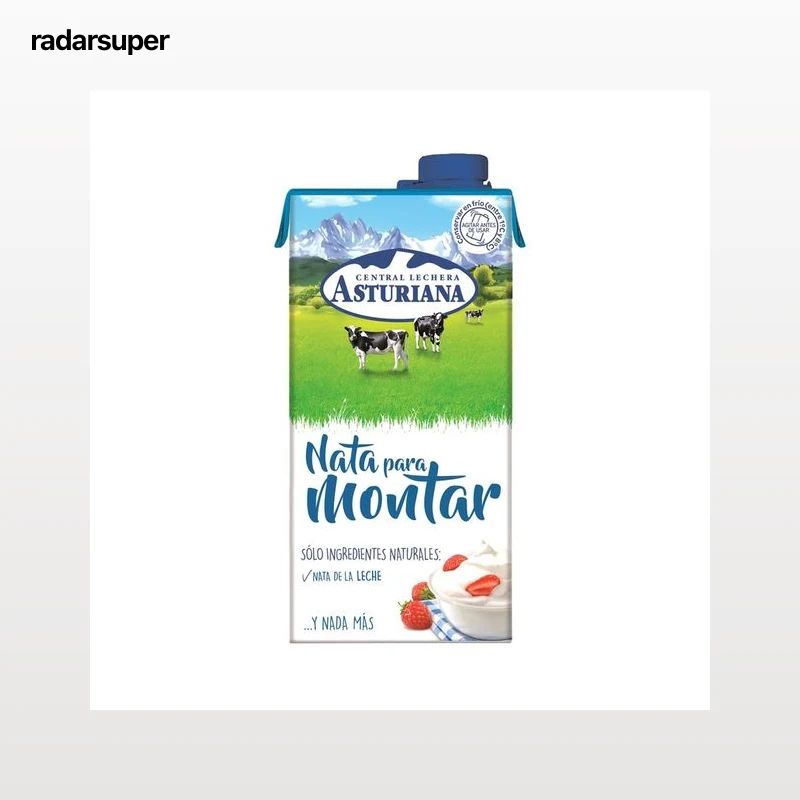CENTRAL LECHERA ASTURIANA Nata líquida (38 % de materia grasa) para montar CENTRAL LECHERA ASTURIANA 1 l.