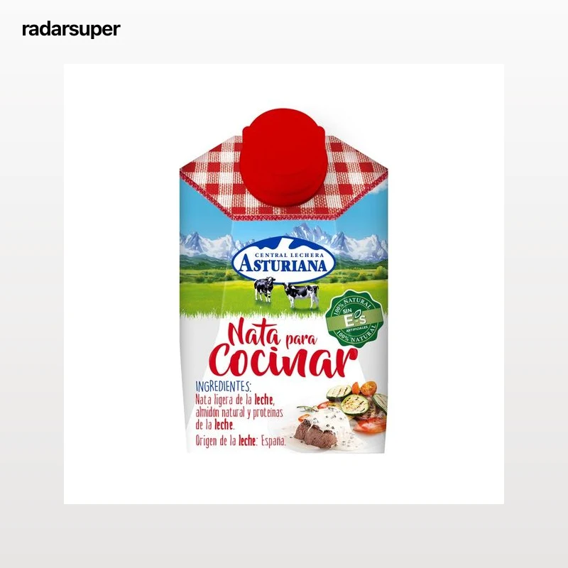 CENTRAL LECHERA ASTURIANA Nata líquida para cocinar sin aditivos artificiales CENTRAL LECHERA ASTURIANA 200 ml.