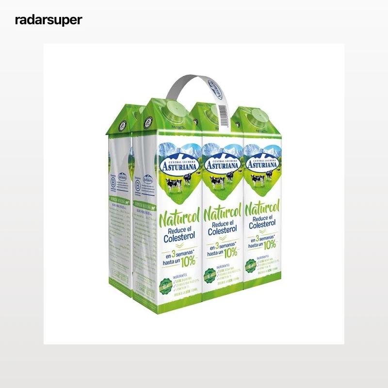 CENTRAL LECHERA ASTURIANA Preparado lácteo desnatado, bajo en grasa que ayuda a reducir el colesterol  Naturcol 6 x 1l.