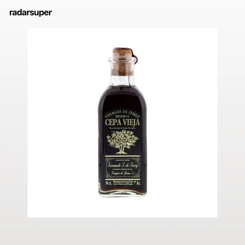 CEPA VIEJA Vinagre de vino de Jerez reserva con denominación de origen Jerez botella de 500 ml.