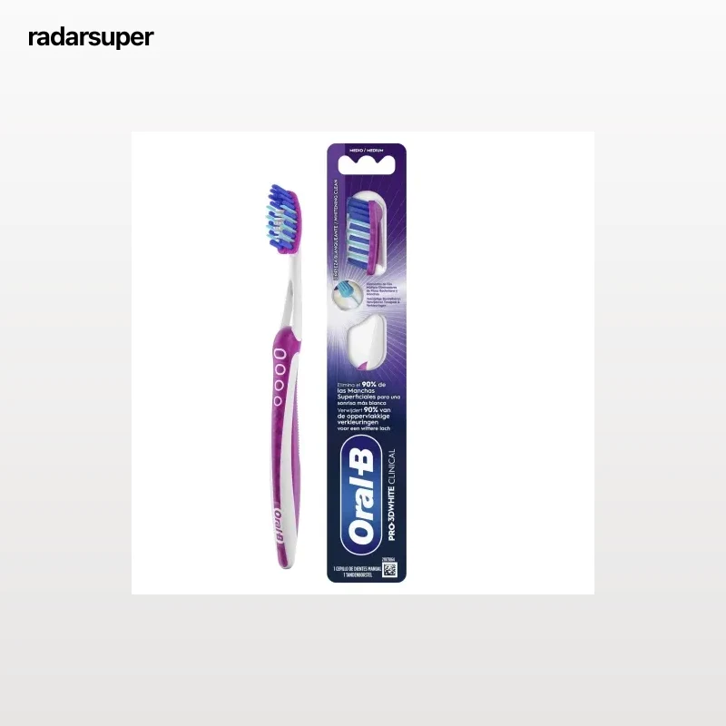 Cepillo de dientes manual Pro-3DWhite Clinica Oral-B 1 ud.