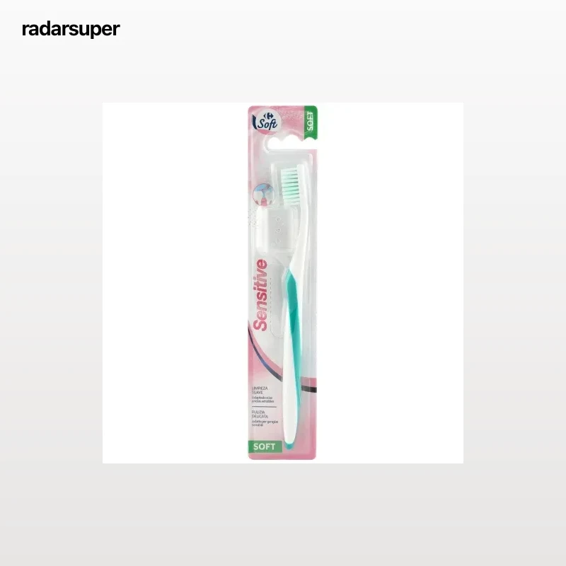 Cepillo de dientes suave Sensitive Soft Carrefour 1 ud.
