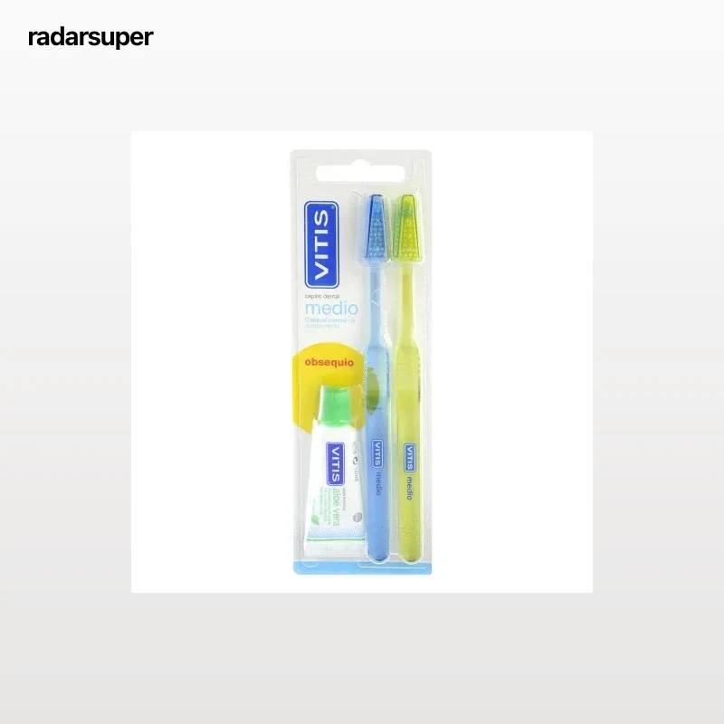 Cepillo dental medio Vitis 2 ud.