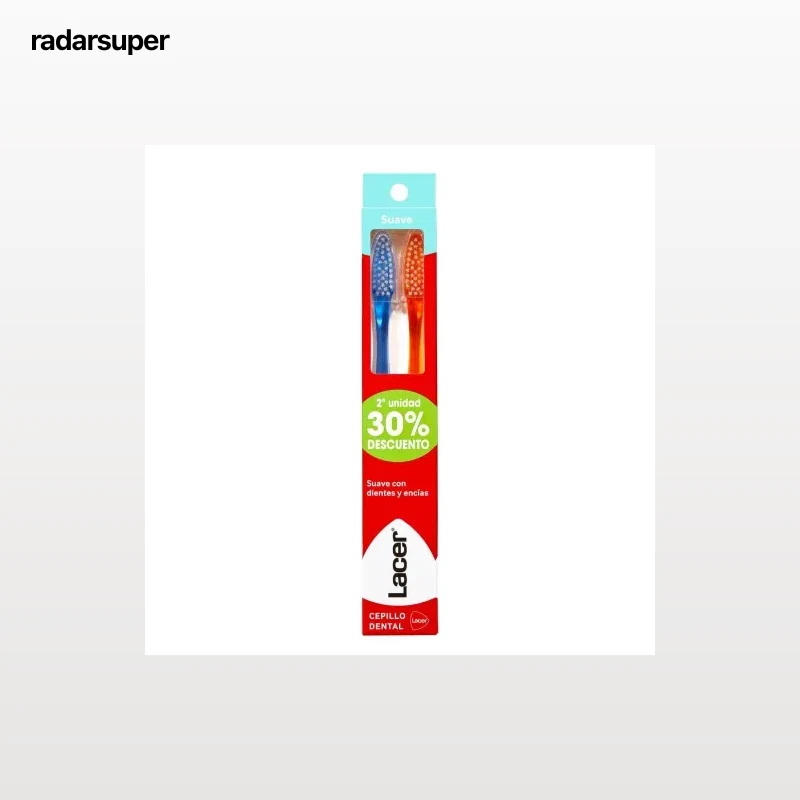 Cepillo dental suave Lacer 2 ud.