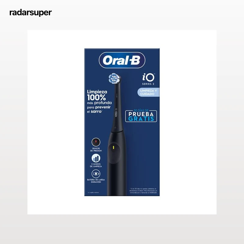 Cepillo de Dientes Eléctrico Negro Noche, con 1 Cabezal Diseñado por Braun