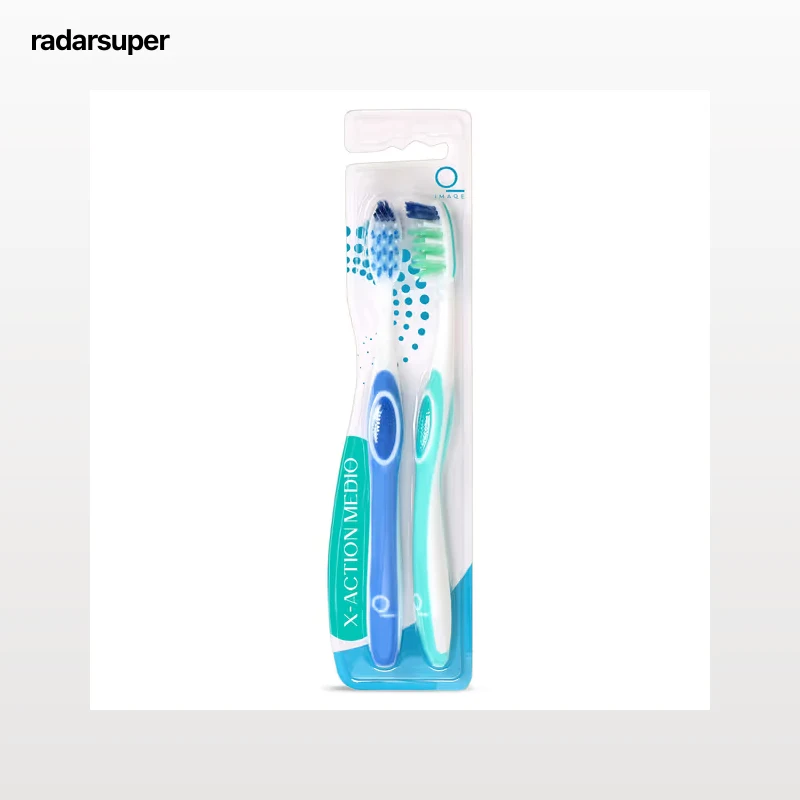 Cepillo de dientes medio x-action Dia Imaqe 2 unidades