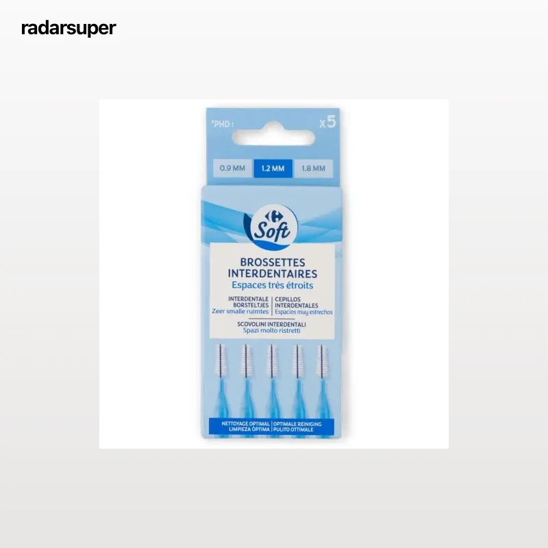 Cepillo interdental 1,2 MM Soft Carrefour 5 ud.