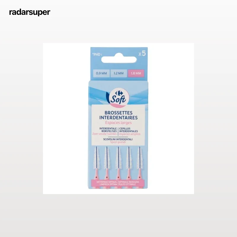 Cepillo interdental 1,8 MM Soft Carrefour 5 ud.