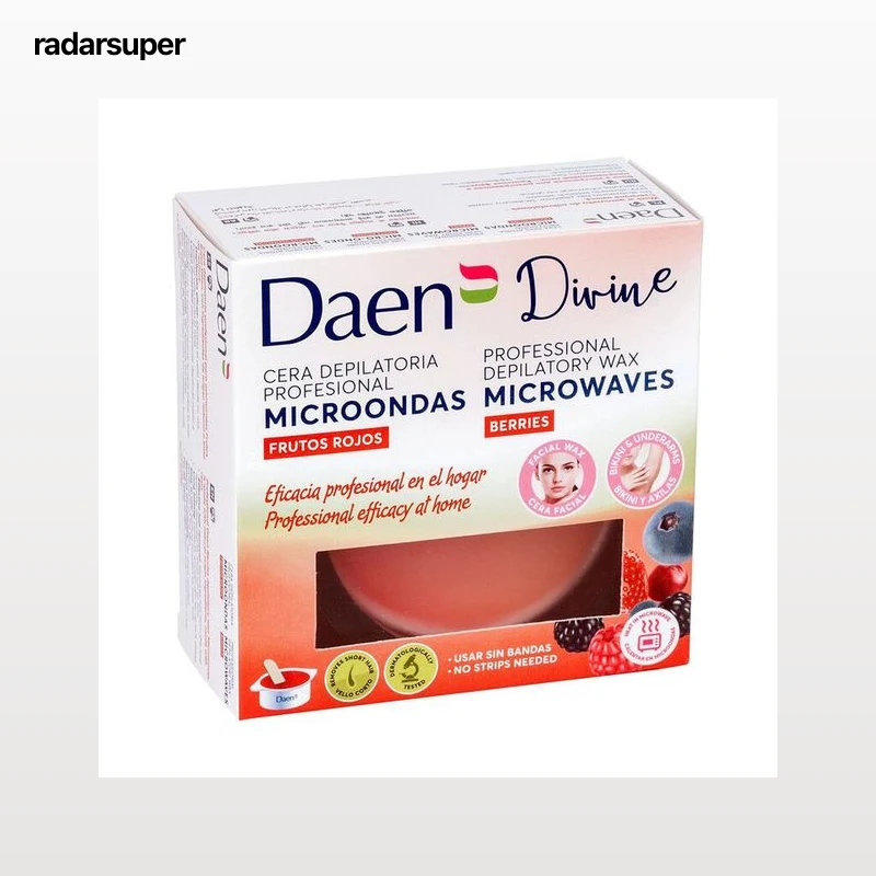 Cera depilatoria microondas 9m gr Frutos Rojos