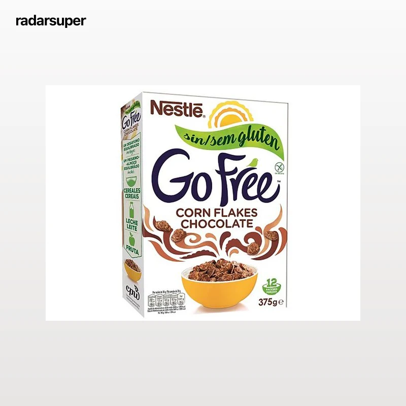 CEREAIS NESTLÉ CORN FLAKES GO FREE COM CHOCOLATE SEM GLÚTEN 375G