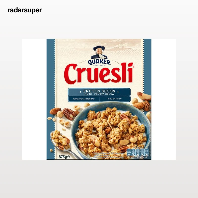 CEREAIS QUAKER CRUESLI 4 FRUTOS SECOS 375G