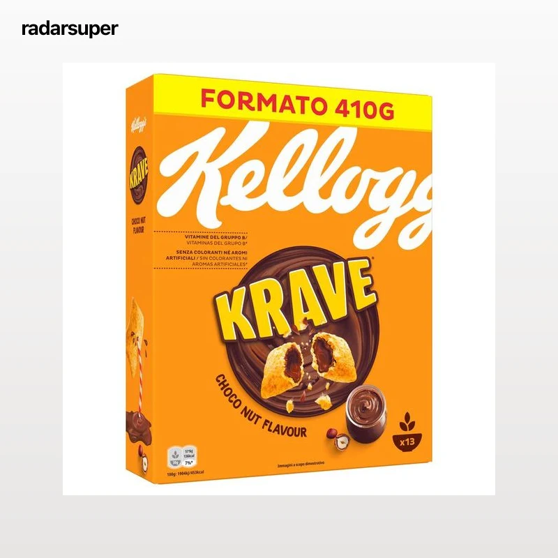 Cereales choco&nut Krave de Kellogg´s 410g