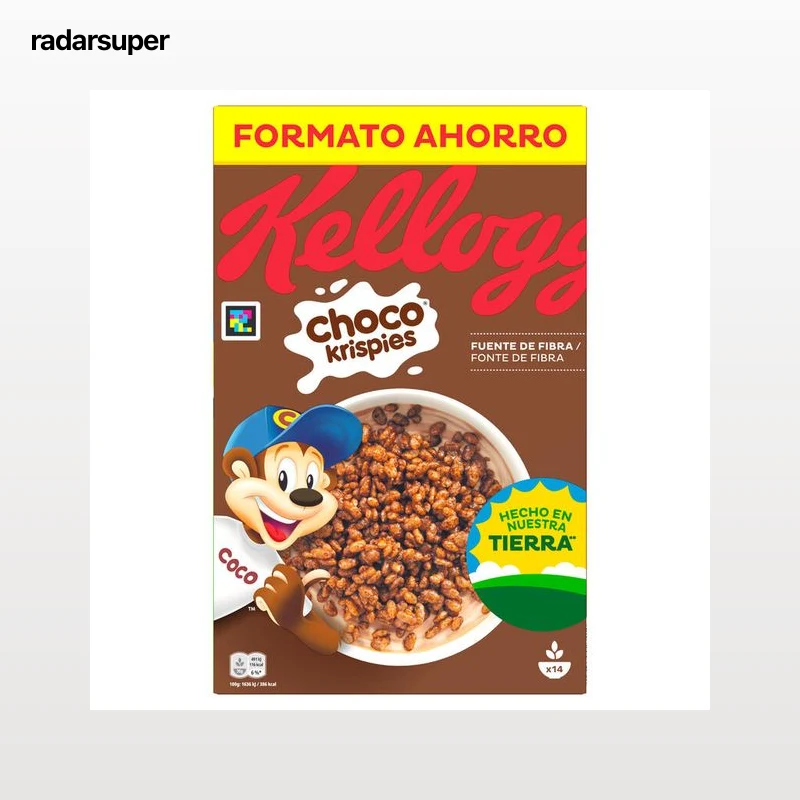 Cereales con chocolate Choco Krispies de Kellogg´s 420g