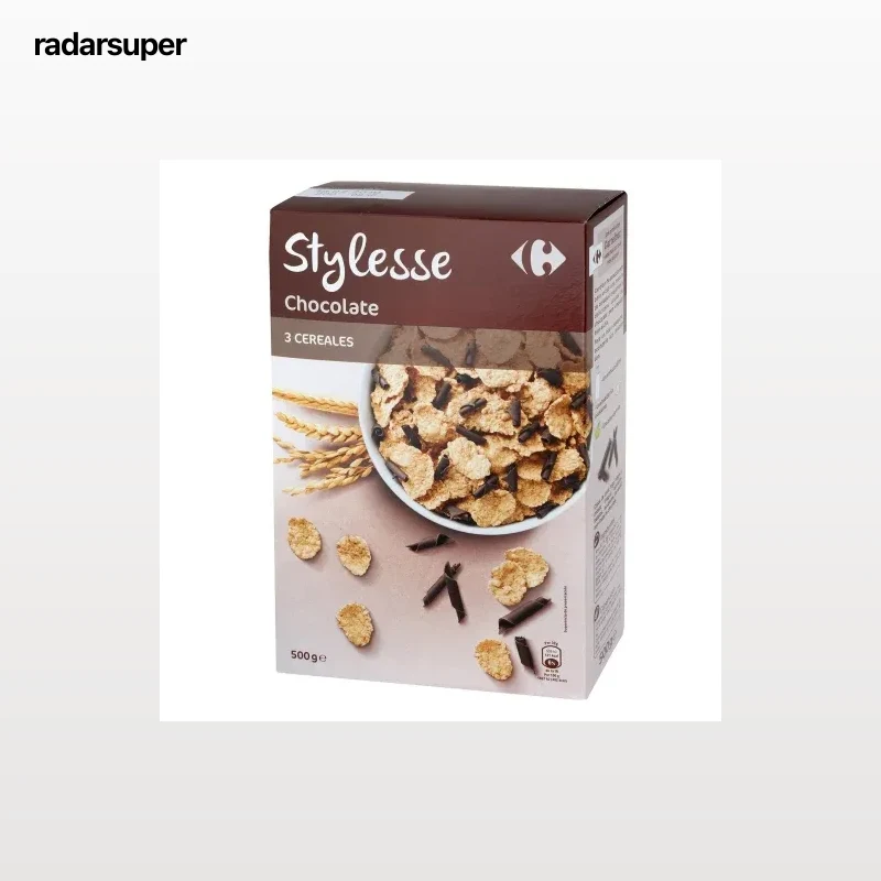 Cereales con chocolate Stylesse Carrefour 500 g.