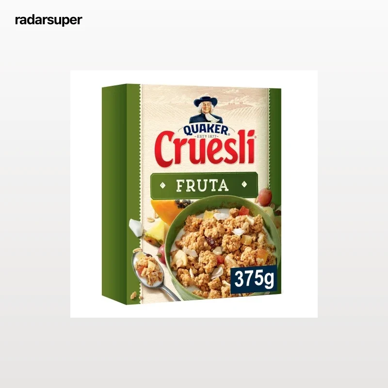 Cereales con fruta Cruesli Quaker 375 g.