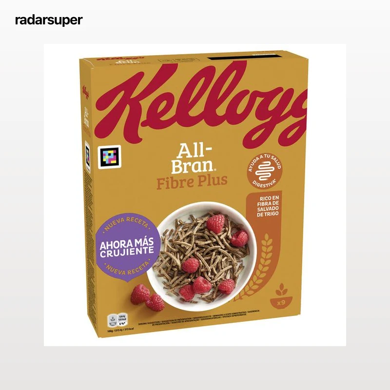 Cereales de fibra All-Bran Kellogg´s 375g