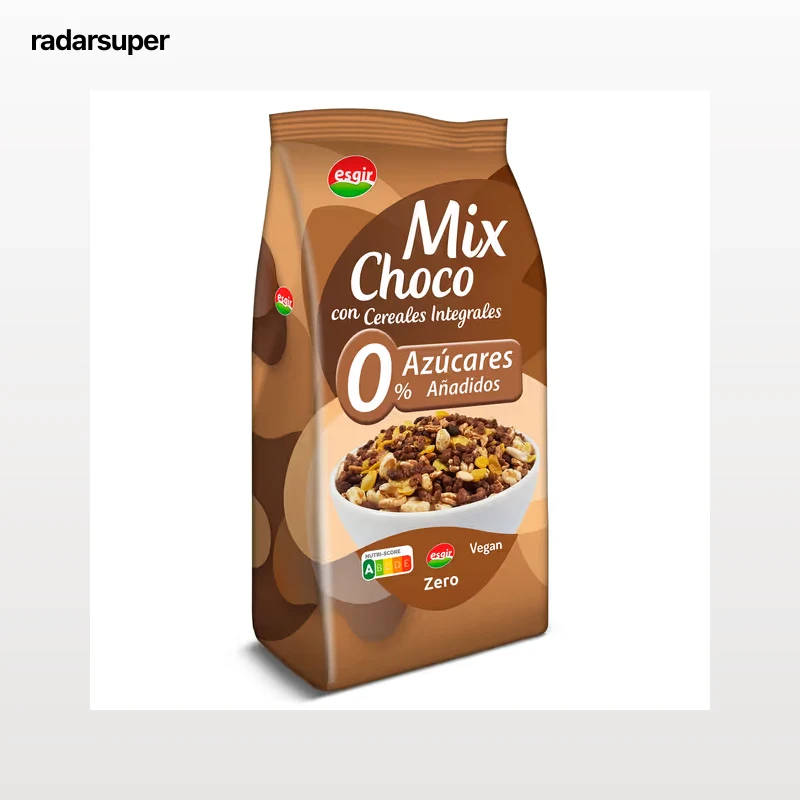 Cereales integrales 0% azúcares añadidos mix choco Esgir 250 g